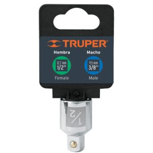 Adaptador para Ratchet de cuadro 1/2″ a cuadro 3/8″