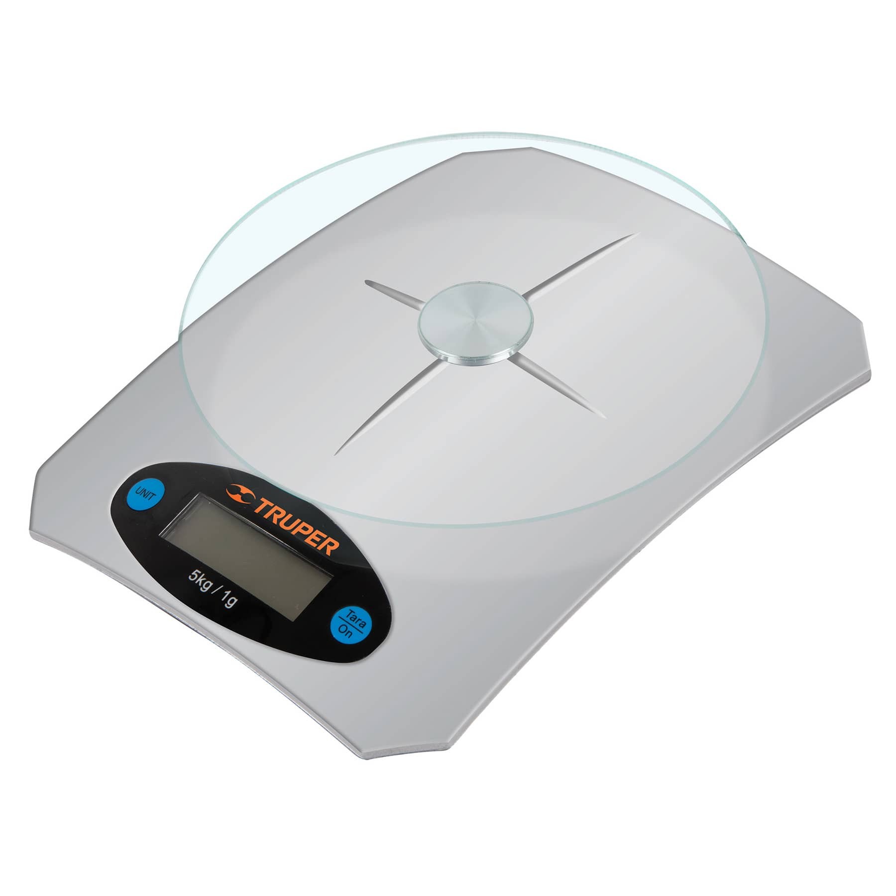 Báscula digital base de vidrio para cocina capacidad 5kg