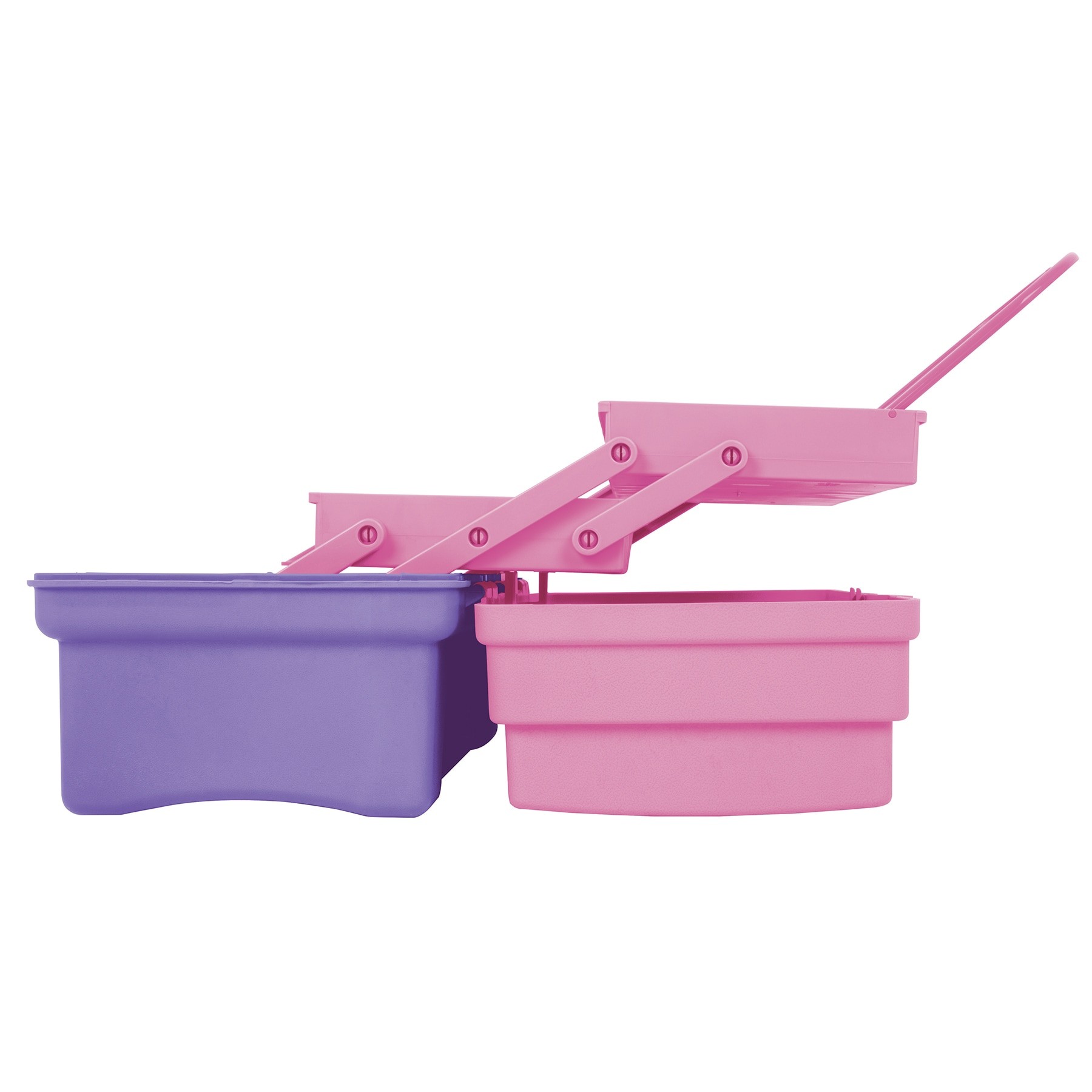 caja cosmetiquera 14″, rosa/morado, Pretul