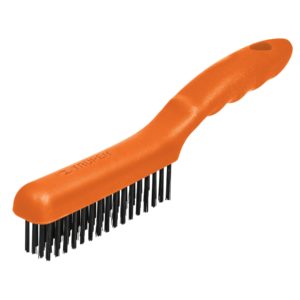 Cepillo de alambre cerdas acero al carbono 64 pinceles