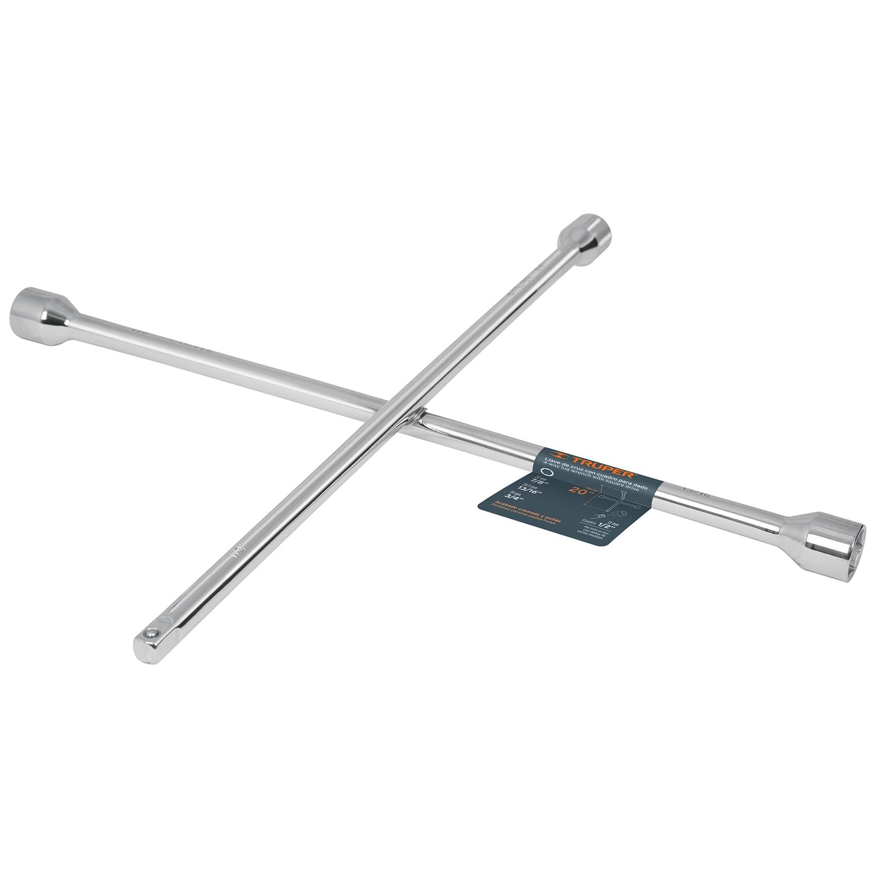 Crucetas Para Rueda, 20″ con entrada para copas de 1/2″