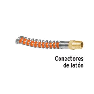 Manguera tipo resorte para compresor, 1/4″ x 50 ft