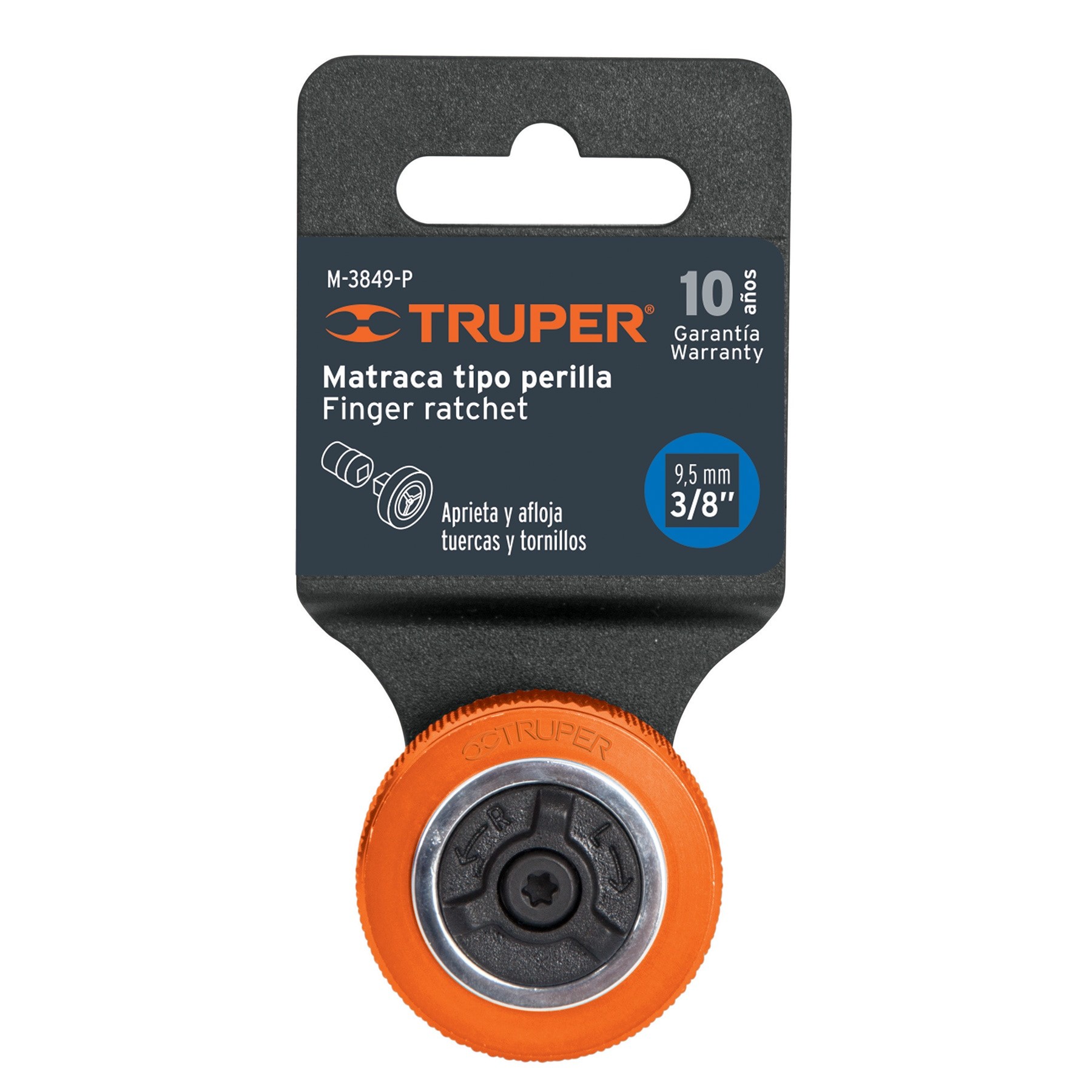 Rachet de liberación rápida tipo perilla, cuadro 3/8″