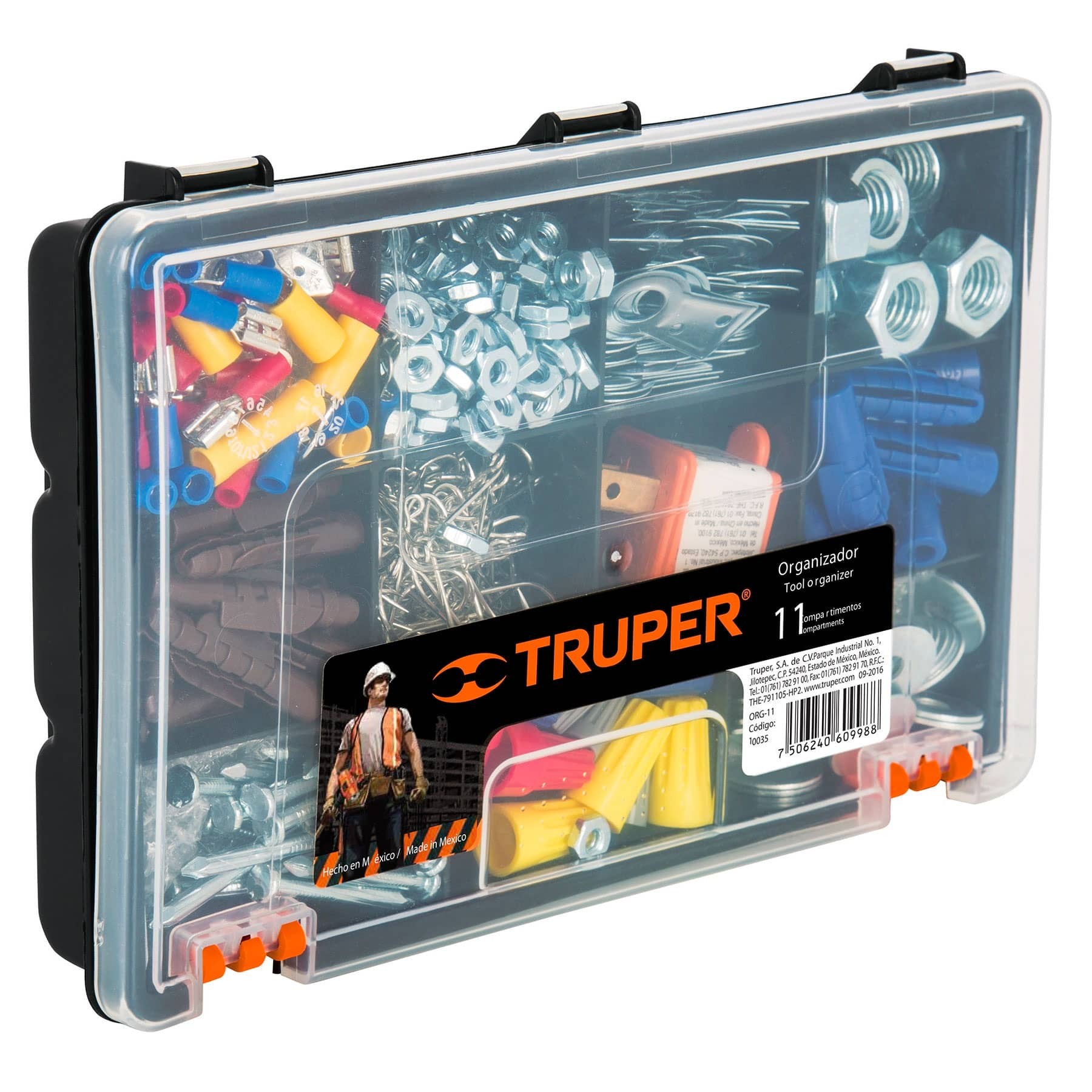Organizador 9″ con 11 compartimentos