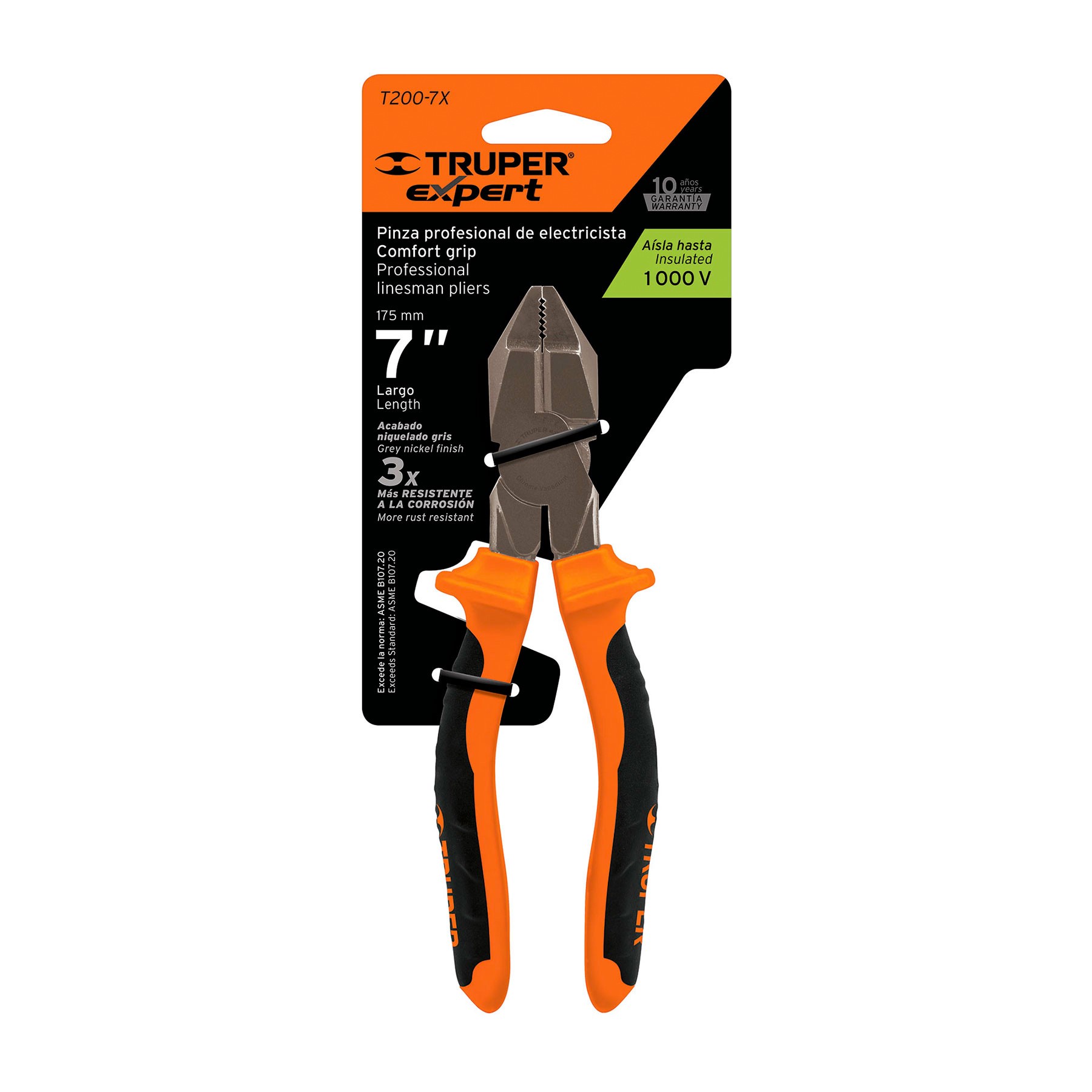Alicates de electricista profesi?nales Comfort Grip