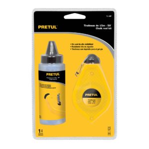 Cimbra plática Tiralíneas 50 ft  incluye tinta  Pretul