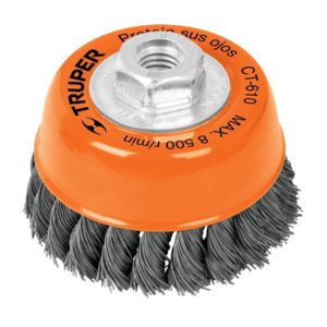 Gratas de copa Eje M14 alambre trenzado fino 0.35 mm