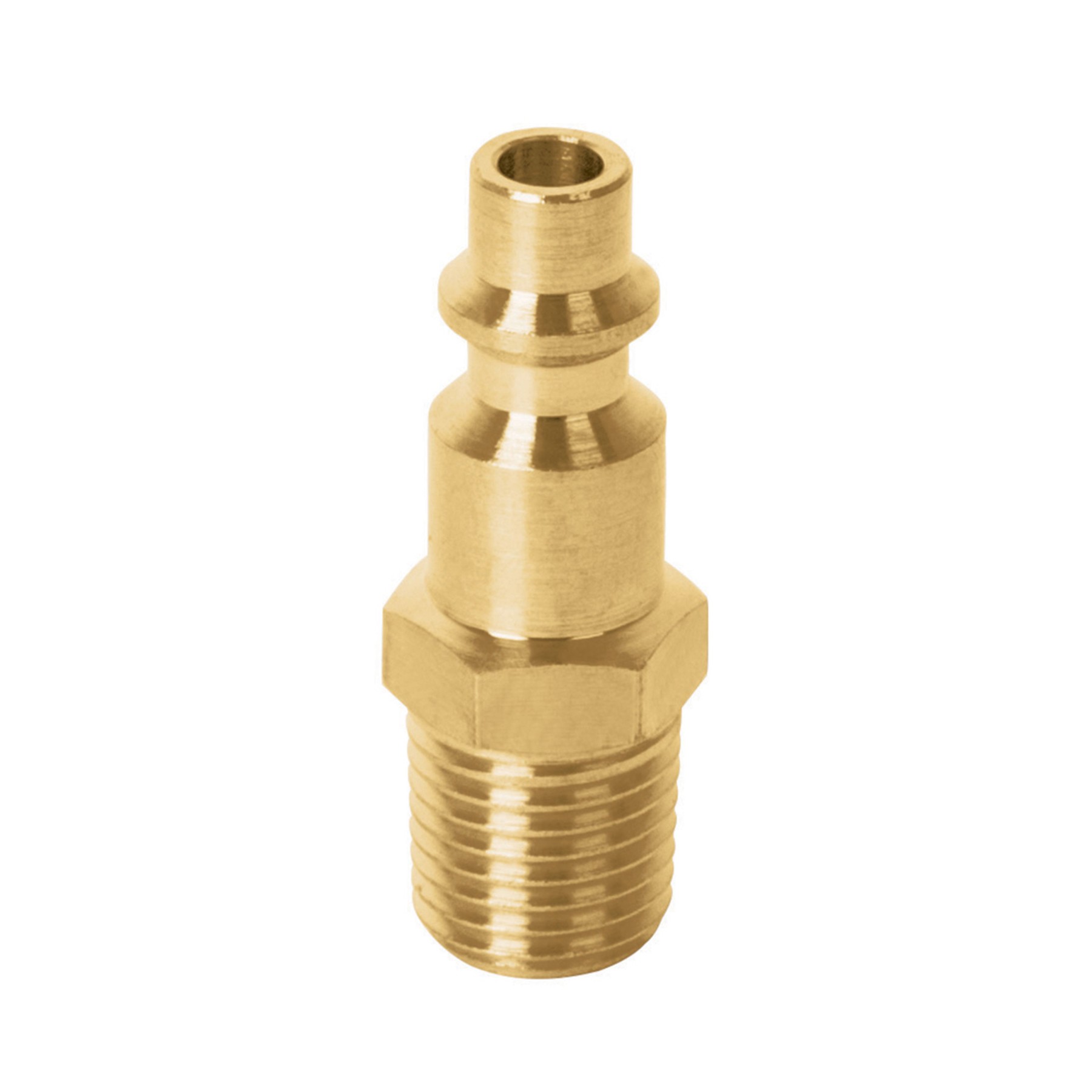 Conector rápido tipo M niquelado cuerda 1/4 NPT