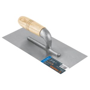 Llana, mango madera, canto recto, 6 remaches, 11″