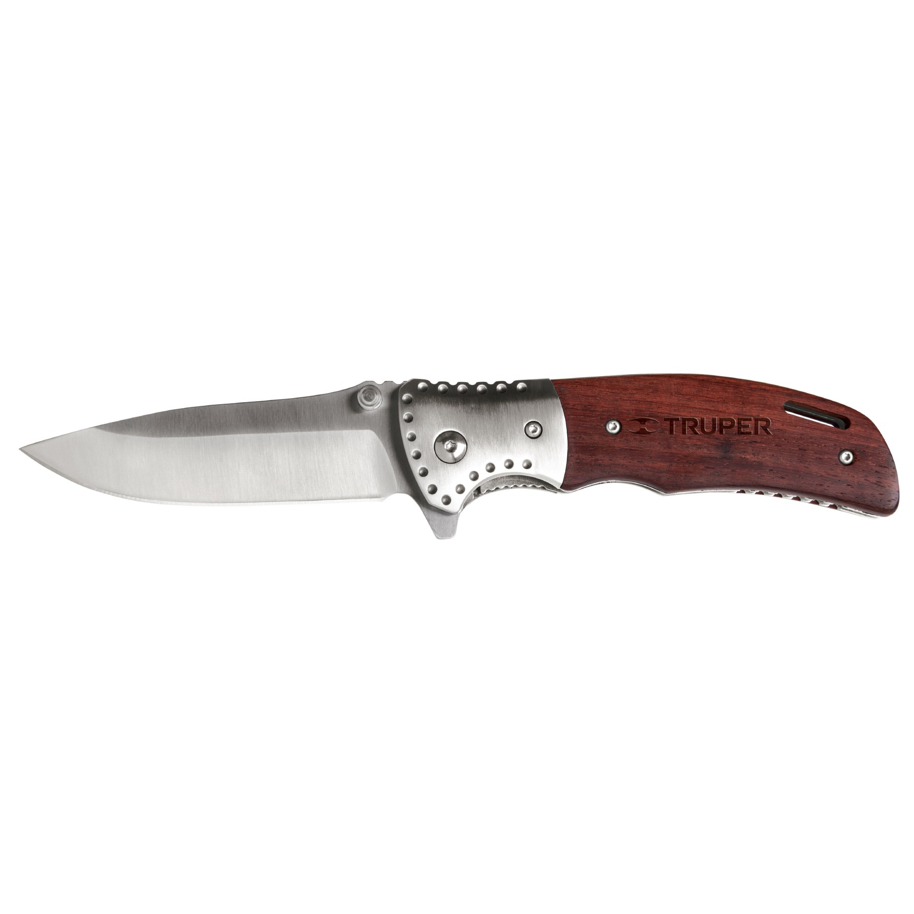 Navaja abatible, mango de madera, 4-3/4″