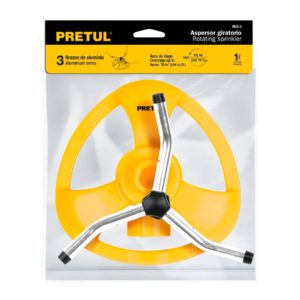Regadera giratoria con 3 brazos Pretul
